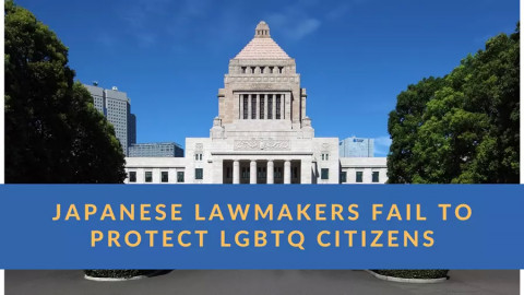 Japan fail protecting LGBTQ people.