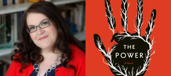 Author Naomi Alderman and her novel, The Power.