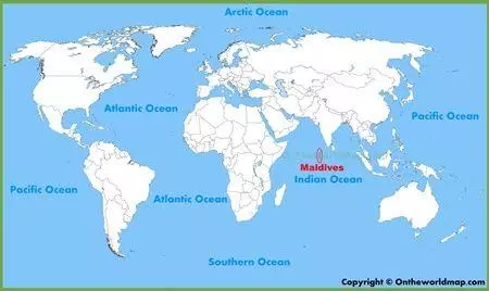 map maldives