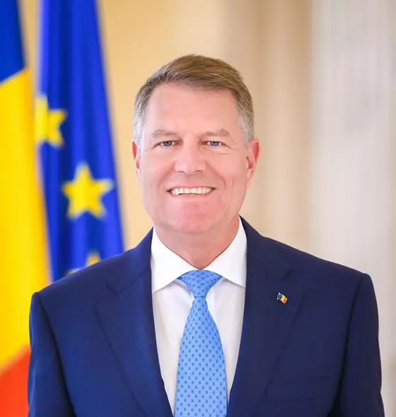 Romania center-right president Klaus Iohannis.