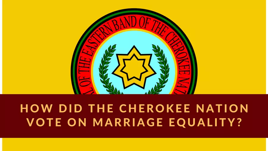 The Cherokee Nation marriage license won’t be open to same-sex couples.