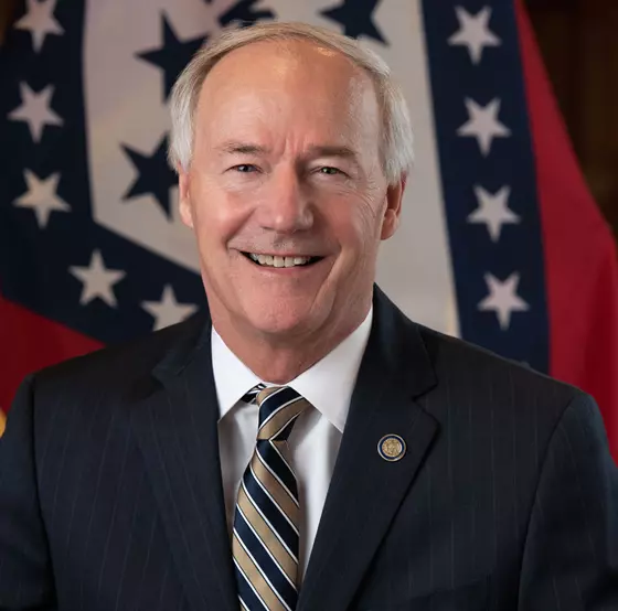 Arkansas Governor Asa Hutchinson.