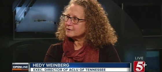 ACLU of Tennessee executive director Hedy Weinberg.