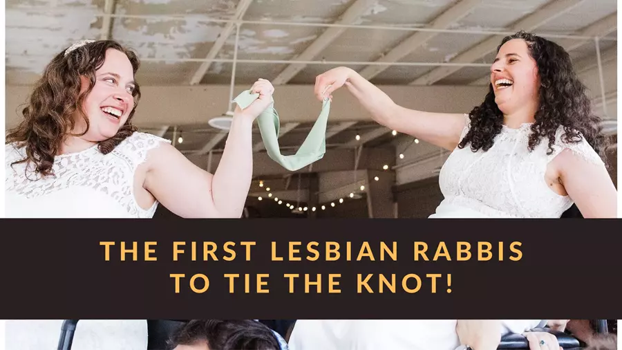 Ariella Rosen and Becca Walker are openly gay women rabbis from the conservative movement who got married.