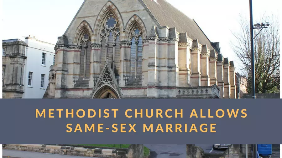 The church leaders of the Methodist Church vote on same-sex weddings.