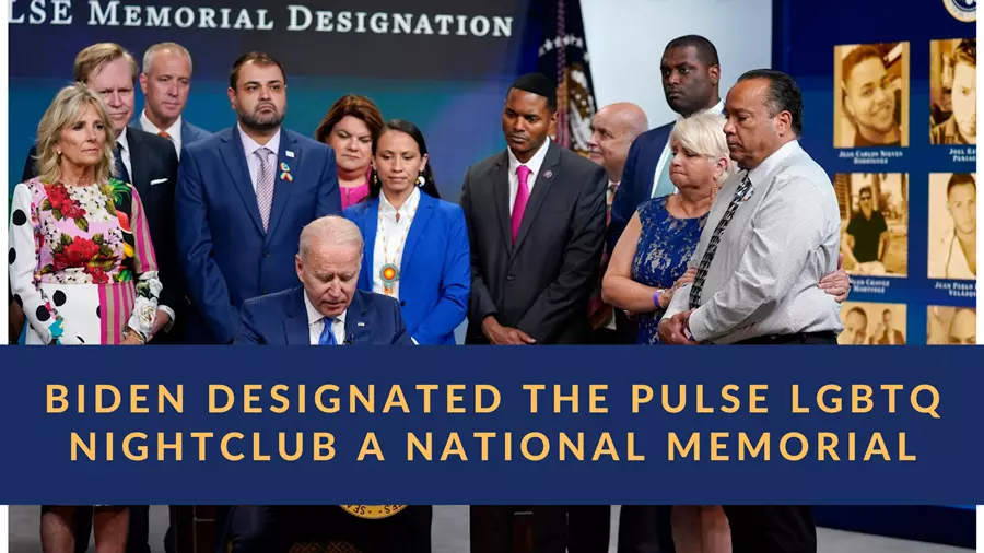 President Biden designated the Pulse nightclub as National Memorial.