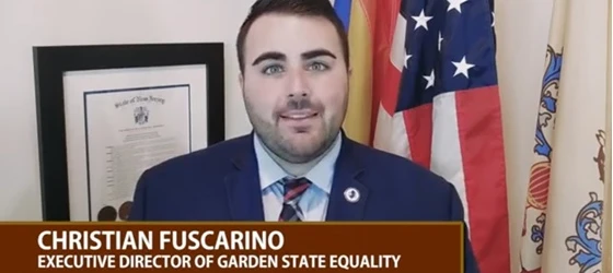 Executive director of Garden State Equality, Christian Fuscarino.