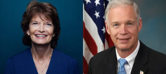 Senator Lisa Murkowski and Senator Ron Johnson.