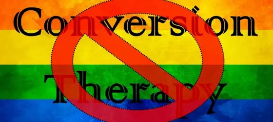 Gay conversion therapy logo.