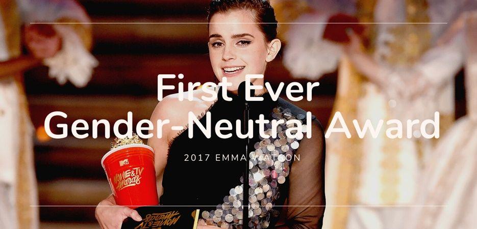 emma watson gender neutral award