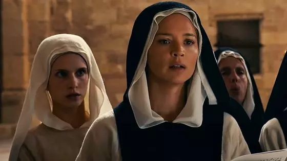 Actress Virginie Effira is playing a lesbian nun in Paul Verhoeven's new movie 