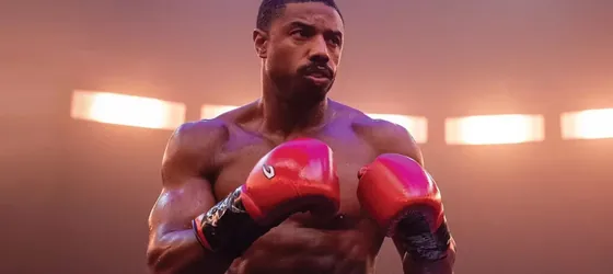 Michael B. Jordan as Adonis Creed in Creed III.