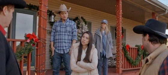 In Christmas at The Ranch, Haley Hollis returns to the family ranch to save it.
