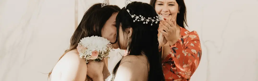 Gay and lesbian weddings.