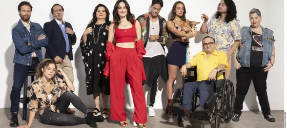 Series creator Ana de la Reguera and the rest of the cast of Ana.