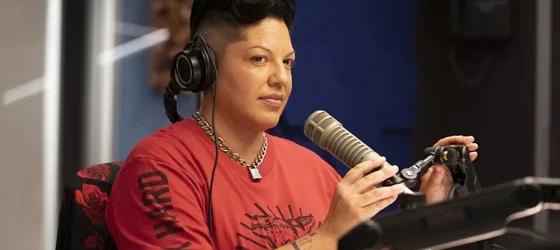 Sara Ramírez plays nonbinary queer stand-up comedian.