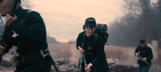 Emily Dickinson in the raging American Civil War.