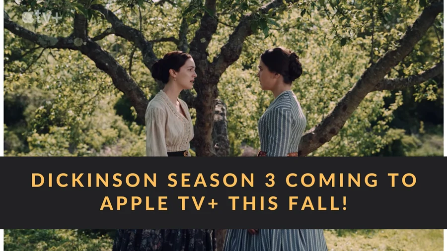 Ella Hunt and Hailee Steinfeld in the upcoming third and final season of Apple TV series on Emily Dickinson.