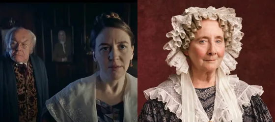 Gemma Whelan as Marian Lister, Timothy West as Anne's father Jeremy Lister, and Gemma Jones as Aunt Anne Lister.