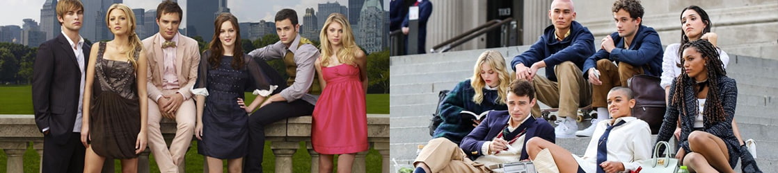 Gossip Girl original vs. new Gossip Girl.