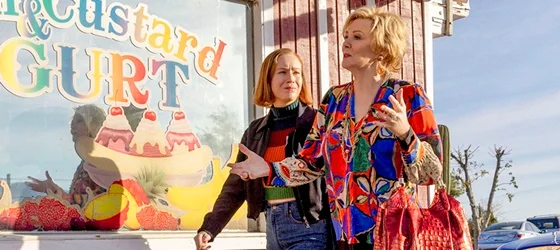 Jean Smart and Hannah Einbinder as Deborah Vance and Ava Daniels, respectively.