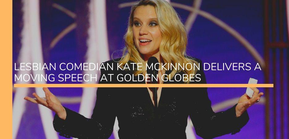 kate mckinnong golden globes 2020