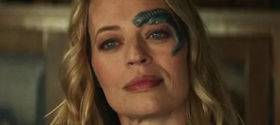 Jeri Ryan is playing Seven of Nine in Star Trek universe.