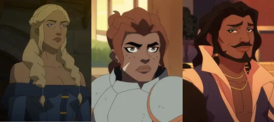 Lady Allura Vysoren, Lady Kima of Vord, and Shaun Gilmore.