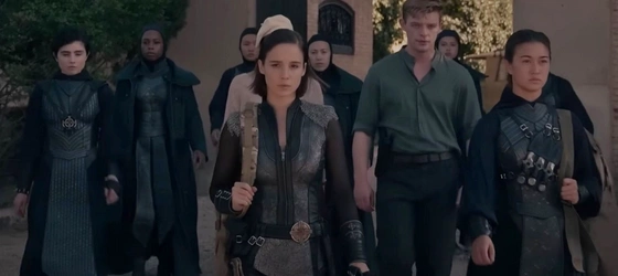 Alba Baptista and the rest of the cast for Warrior Nun season 2.
