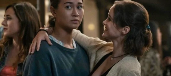 Ava and lesbian character Beatrice in Warrior Nun season 2.