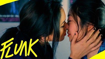 Ingrid in lesbian web series Flunk.